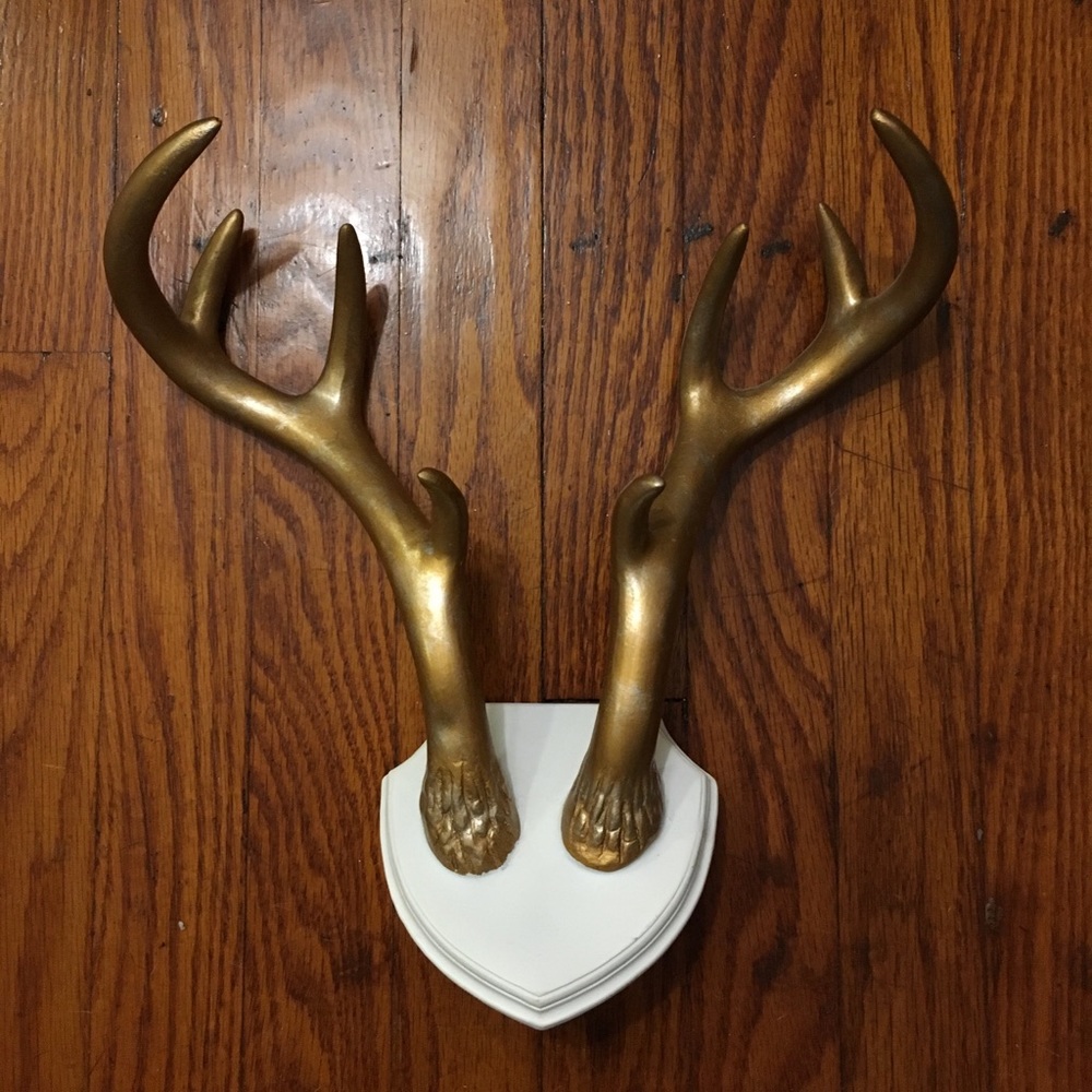 Gold Deer Antlers